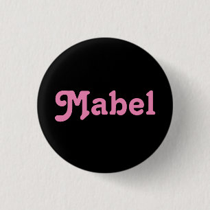 Badge Rond 2,50 Cm Bouton Mabel