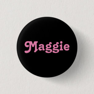 Badge Rond 2,50 Cm Bouton Maggie