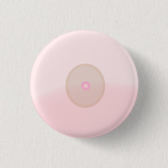 Badge Rond 2,50 Cm Bouton - mamelon (Devant)