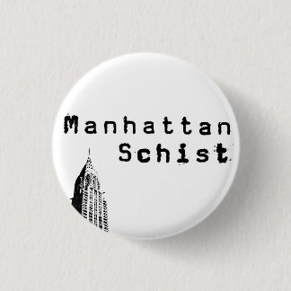 Badge Rond 2,50 Cm Bouton Manhattan Schist "Chrysler"