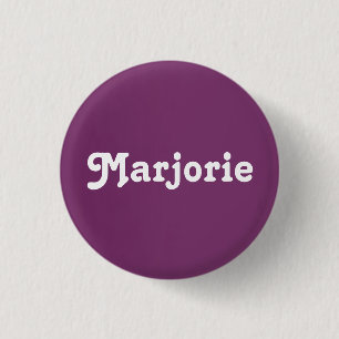 Badge Rond 2,50 Cm Bouton Marjorie