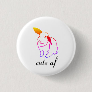 Badge Rond 2,50 Cm Bouton mignon d'af