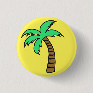 Badge Rond 2,50 Cm Bouton mignon de Pin d'insigne de palmier