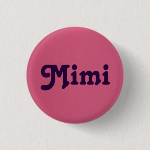 Badge Rond 2,50 Cm Bouton Mimi