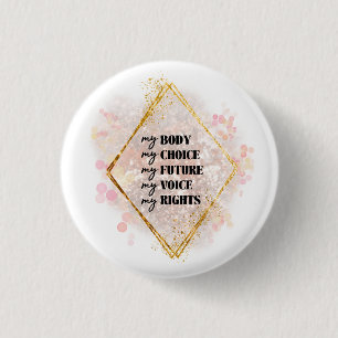 Badge Rond 2,50 Cm Bouton MINE