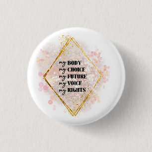 Badge Rond 2,50 Cm Bouton MINE