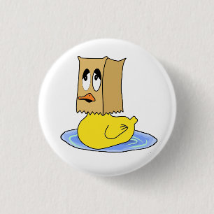 Badge Rond 2,50 Cm Bouton moche
