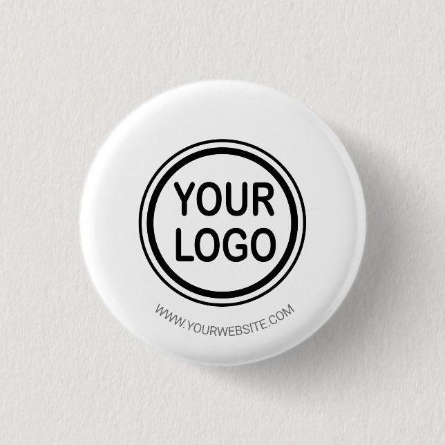 Badge Rond 2,50 Cm Bouton Modèle du logo de marque professionnelle pe (Devant)