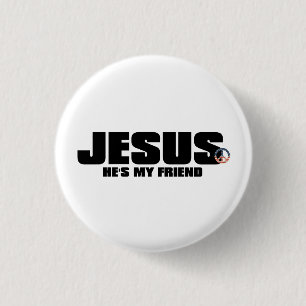 Badge Rond 2,50 Cm Bouton Mon Ami