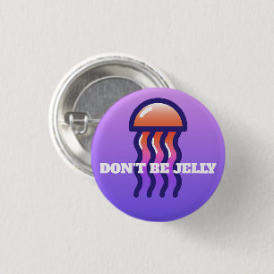 Badge Rond 2,50 Cm Bouton Ne Sois Pas Jaloux