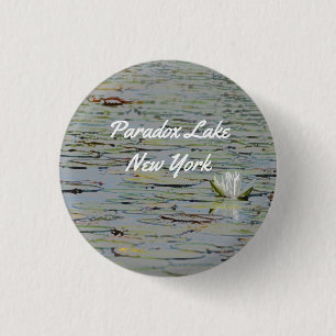 Badge Rond 2,50 Cm Bouton nénuphar Pond Lake Flower I Pin