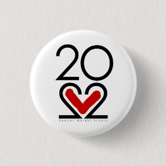 Badge Rond 2,50 Cm Bouton Nouvel An 2022