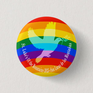 Badge Rond 2,50 Cm Bouton Paix-Fierté 2025 V5