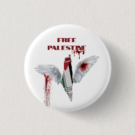 Badge Rond 2,50 Cm Bouton Palestine libre - Pièce Palestine