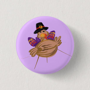 Badge Rond 2,50 Cm Bouton Parade de Thanksgiving