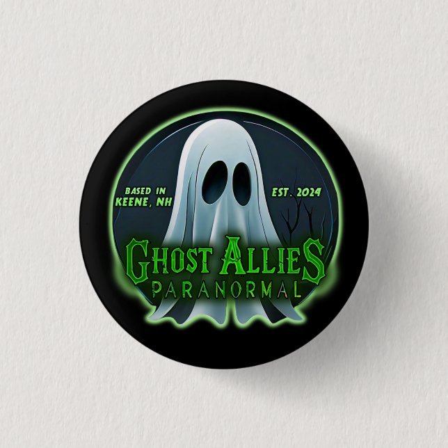 Badge Rond 2,50 Cm Bouton Paranormal des alliés fantômes (Devant)