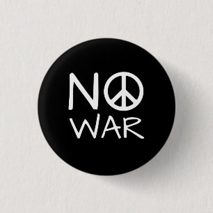 Badge Rond 2,50 Cm Bouton Pas de guerre