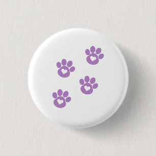 Badge Rond 2,50 Cm Bouton Pâtes violettes