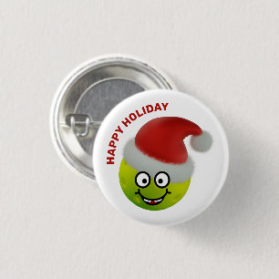 Badge Rond 2,50 Cm Bouton Père Noël 🎅 Pickleball
