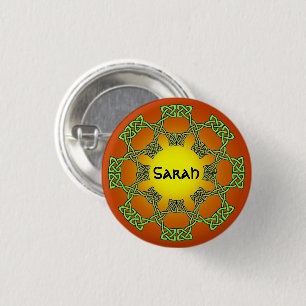 Badge Rond 2,50 Cm Bouton personnalisé noeud celtique