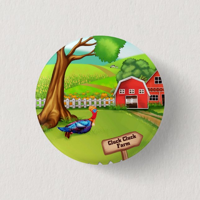 Badge Rond 2,50 Cm Bouton petit Jack Jock Bubbly (Devant)