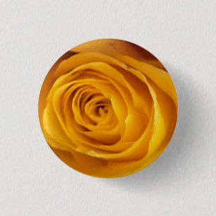 Badge Rond 2,50 Cm Bouton photo Rose jaune