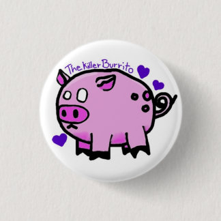 Badge Rond 2,50 Cm Bouton porcin