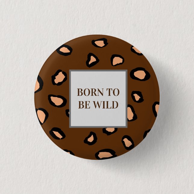 Badge Rond 2,50 Cm BOUTON poster de animal (Devant)