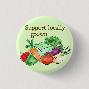 Badge Rond 2,50 Cm Bouton Prise en charge locale