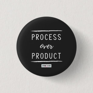 Badge Rond 2,50 Cm Bouton Processus sur produit