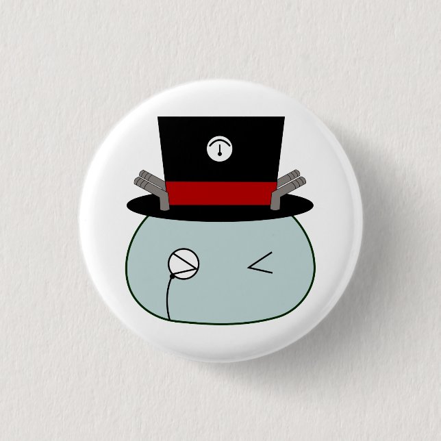 Badge Rond 2,50 Cm Bouton punk de Dango de vapeur (Devant)