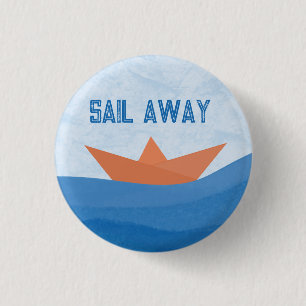 Badge Rond 2,50 Cm Bouton Quitter