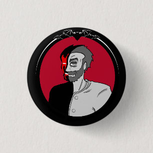 Badge Rond 2,50 Cm Bouton RDC Renfield BRW