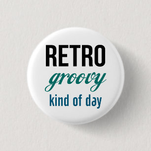 Badge Rond 2,50 Cm Bouton Rétro