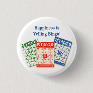 Badge Rond 2,50 Cm Bouton rond de bingo-test