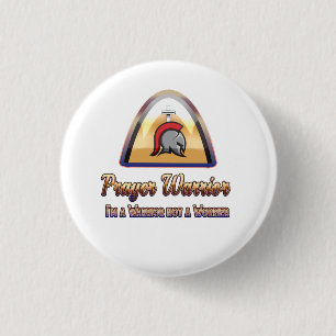 Badge Rond 2,50 Cm Bouton rond de guerrier de prière petit pour des