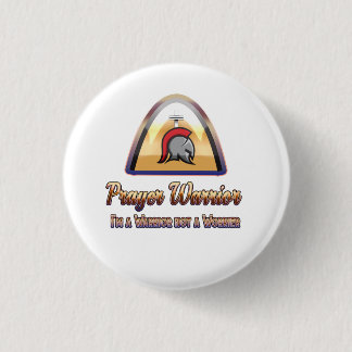 Badge Rond 2,50 Cm Bouton rond de guerrier de prière petit pour des