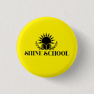 Badge Rond 2,50 Cm bouton rond jaune