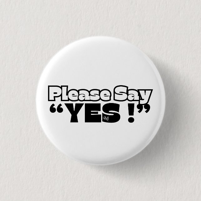 Badge Rond 2,50 Cm Bouton rond : Oui (blanc) (Devant)