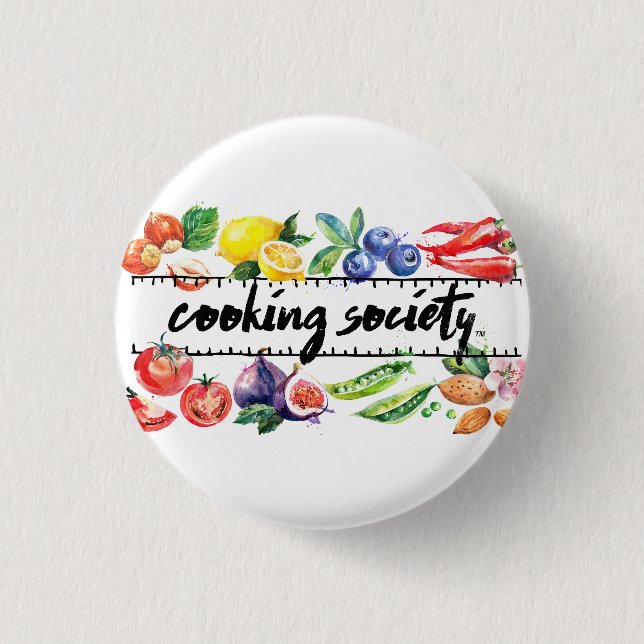 Badge Rond 2,50 Cm Bouton roucoulant de société (Devant)