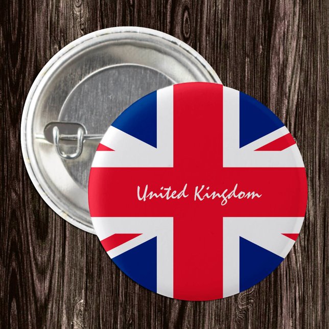 Badge Rond 2,50 Cm Bouton Royaume-Uni, drapeau patriotique britanniqu (Créateur téléchargé)