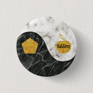 Badge Rond 2,50 Cm Bouton sacré de Chao