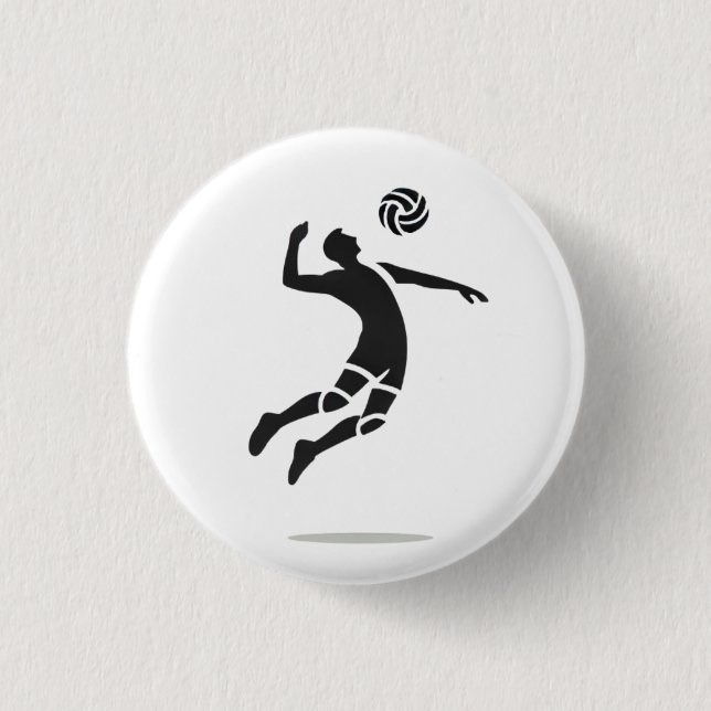Badge Rond 2,50 Cm Bouton Service du joueur (Devant)