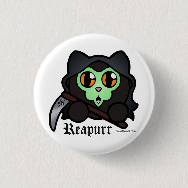 Badge Rond 2,50 Cm Bouton sinistre de Reapurr (Devant)