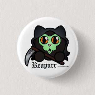 Badge Rond 2,50 Cm Bouton sinistre de Reapurr
