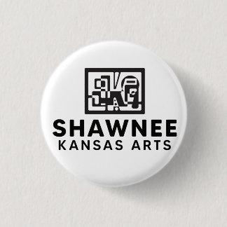 Badge Rond 2,50 Cm Bouton SKA BW