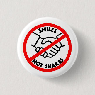 Badge Rond 2,50 Cm Bouton SOURIRE PAS TOURNER