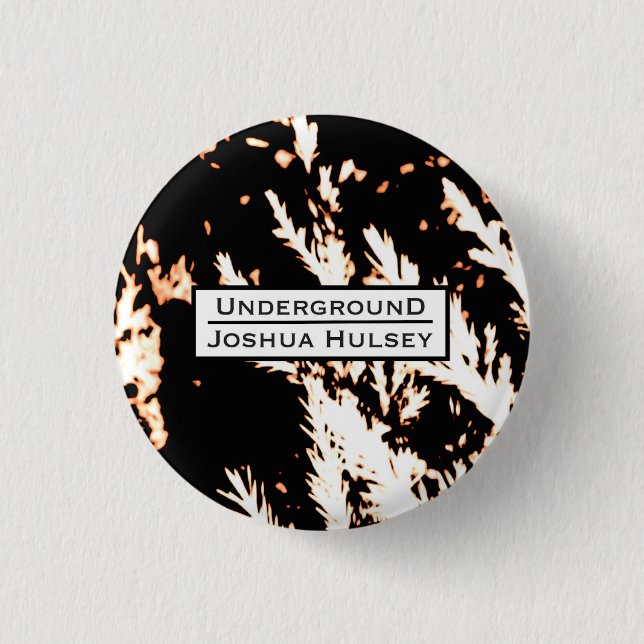 Badge Rond 2,50 Cm Bouton souterrain (Devant)
