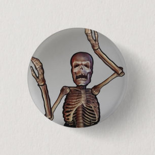 Badge Rond 2,50 Cm Bouton "squelettique" de Pinback