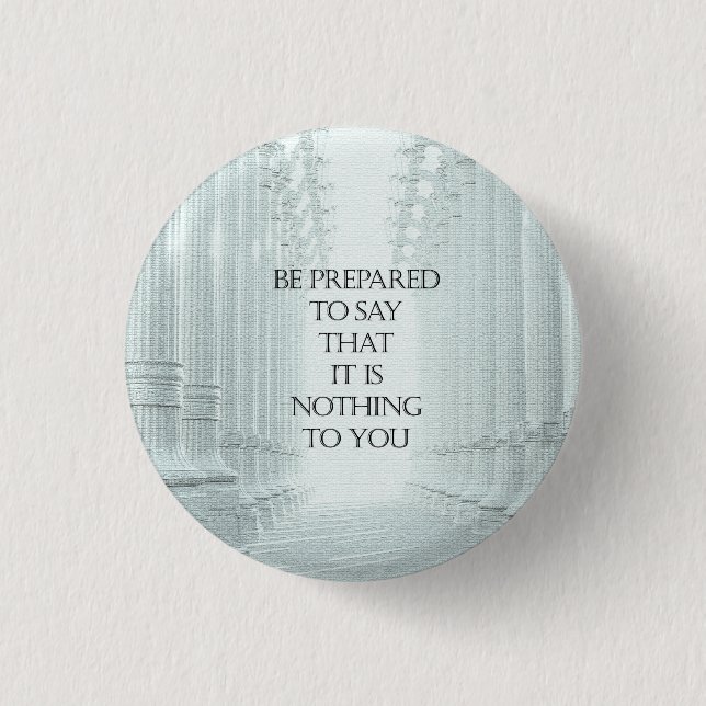 Badge Rond 2,50 Cm Bouton stoïque d'Epictetus (Devant)
